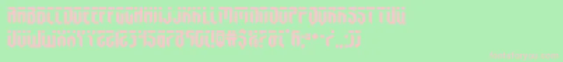 fedyralexpand Font – Pink Fonts on Green Background