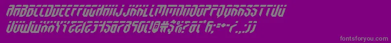 fedyralexpandital Font – Gray Fonts on Purple Background