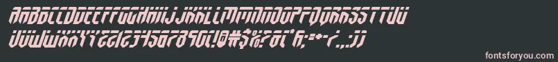 fedyralexpandital Font – Pink Fonts on Black Background