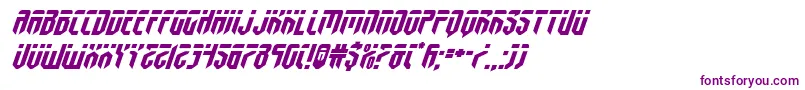fedyralexpandital Font – Purple Fonts on White Background