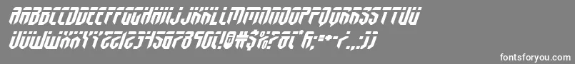 fedyralexpandital Font – White Fonts on Gray Background