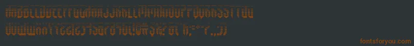 fedyralgrad Font – Brown Fonts on Black Background