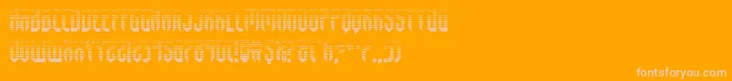 fedyralgrad Font – Pink Fonts on Orange Background