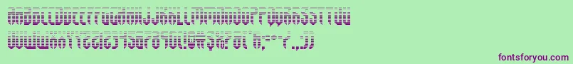 fedyralgrad Font – Purple Fonts on Green Background