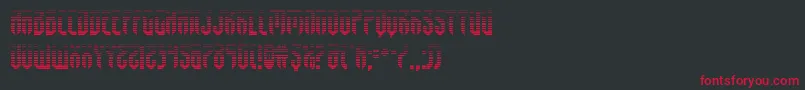 fedyralgrad Font – Red Fonts on Black Background