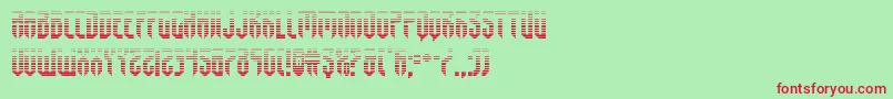 fedyralgrad Font – Red Fonts on Green Background