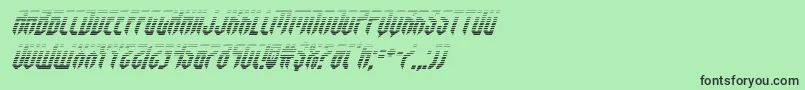 fedyralgradital-fontti – mustat fontit vihreällä taustalla
