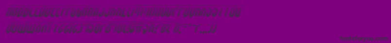 fedyralgradital Font – Black Fonts on Purple Background