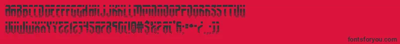 fedyralhalf Font – Black Fonts on Red Background
