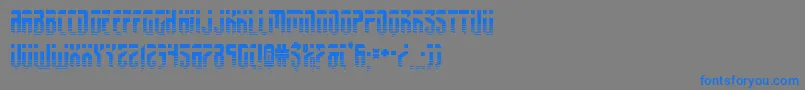 fedyralhalf Font – Blue Fonts on Gray Background