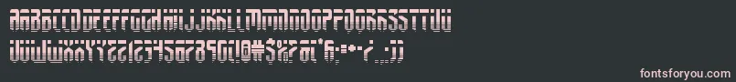 fedyralhalf Font – Pink Fonts on Black Background