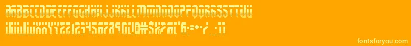 fedyralhalf Font – Yellow Fonts on Orange Background