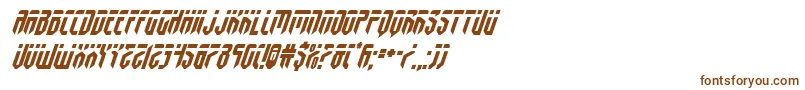 Шрифт fedyralital – коричневые шрифты на белом фоне