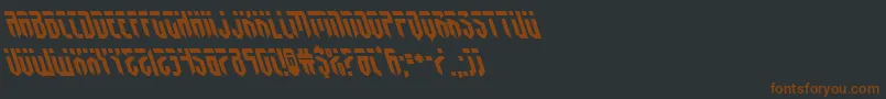 fedyralleft Font – Brown Fonts on Black Background