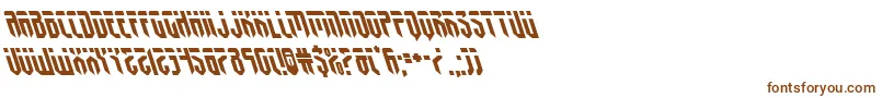 Шрифт fedyralleft – коричневые шрифты на белом фоне