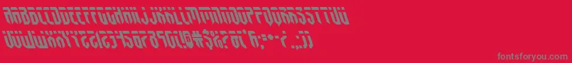 fedyralleft Font – Gray Fonts on Red Background