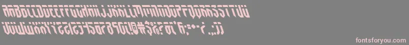 fedyralleft Font – Pink Fonts on Gray Background