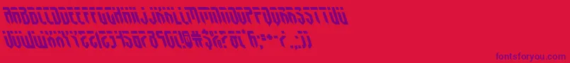 fedyralleft Font – Purple Fonts on Red Background