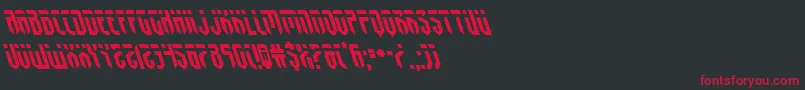 fedyralleft Font – Red Fonts on Black Background