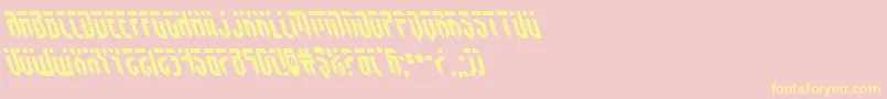 fedyralleft Font – Yellow Fonts on Pink Background