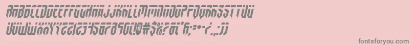 fedyralsemital Font – Gray Fonts on Pink Background