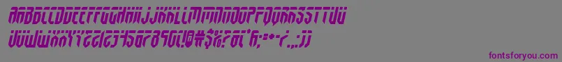 Шрифт fedyralsemital – фиолетовые шрифты на сером фоне