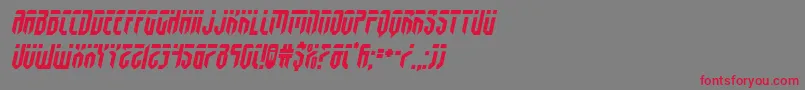 fedyralsemital Font – Red Fonts on Gray Background