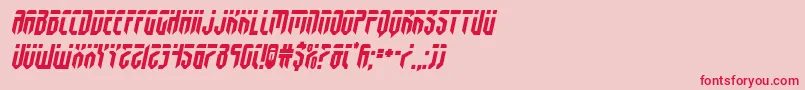 fedyralsemital Font – Red Fonts on Pink Background