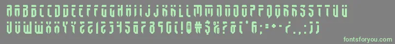 fedyraltitle Font – Green Fonts on Gray Background