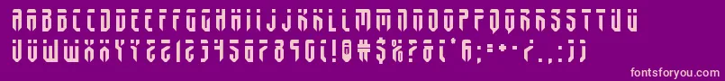 fedyraltitle Font – Pink Fonts on Purple Background