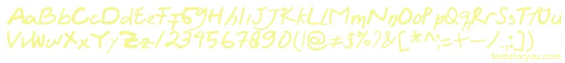 Felicia Regular Font – Yellow Fonts