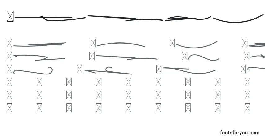 Schriftart FeliciaSignature SwashFeliciaSignature Swash – Alphabet, Zahlen, spezielle Symbole