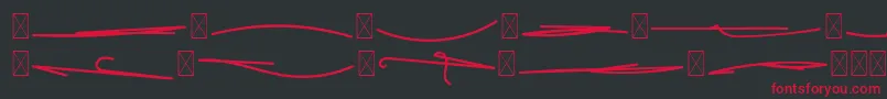 Police FeliciaSignature SwashFeliciaSignature Swash – polices rouges sur fond noir
