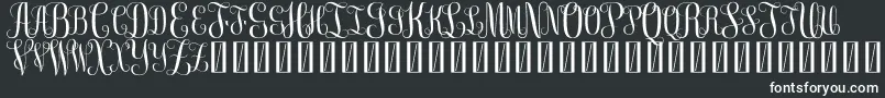 Шрифт FreemonogramBeta0.5 – белые шрифты
