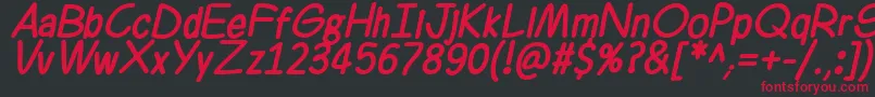 fuente Ferrero Rocker Bold Italic – Fuentes Rojas Sobre Fondo Negro
