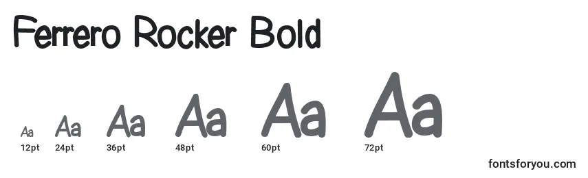 Размеры шрифта Ferrero Rocker Bold (126596)