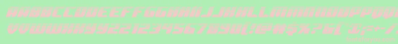 Spartacohalf Font – Pink Fonts on Green Background