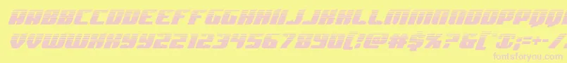 Spartacohalf Font – Pink Fonts on Yellow Background