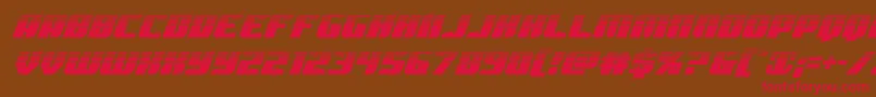 Spartacohalf Font – Red Fonts on Brown Background