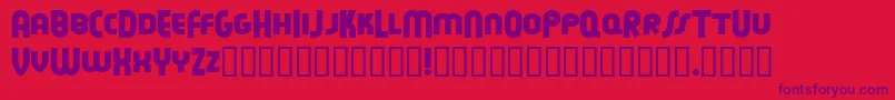 More about FEUEN Font FEUEN Font – Purple Fonts on Red Background