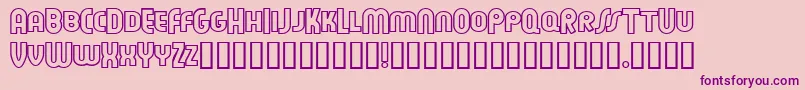 FEUEON   Font – Purple Fonts on Pink Background