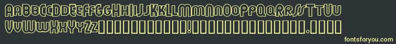 FEUEON   Font – Yellow Fonts on Black Background