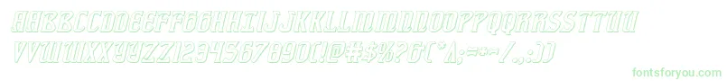 fiddlerscove3dital-Schriftart – Grüne Schriften