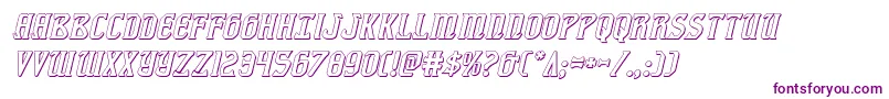 fiddlerscove3dital Font – Purple Fonts on White Background