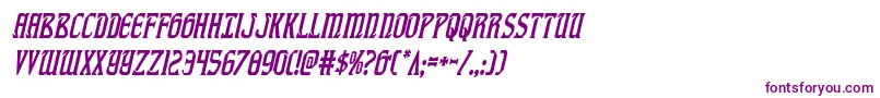 fiddlerscovecondital Font – Purple Fonts on White Background