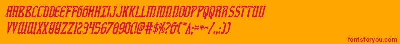 fuente fiddlerscovecondital – Fuentes Rojas Sobre Fondo Naranja