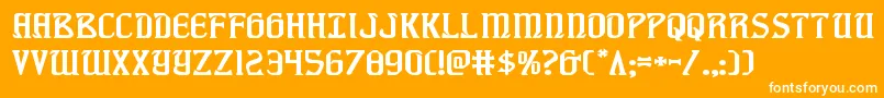 フォントfiddlerscoveexp – オレンジの背景に白い文字