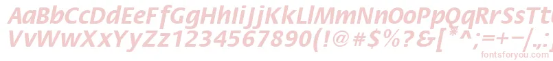 Fiesta Font – Pink Fonts on White Background