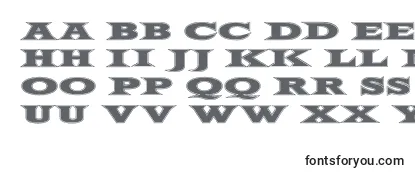 FiftyTwoLetters Font