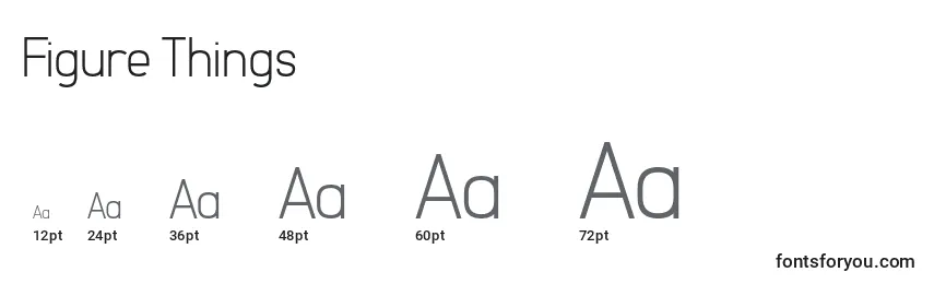 Figure Things Font Sizes
